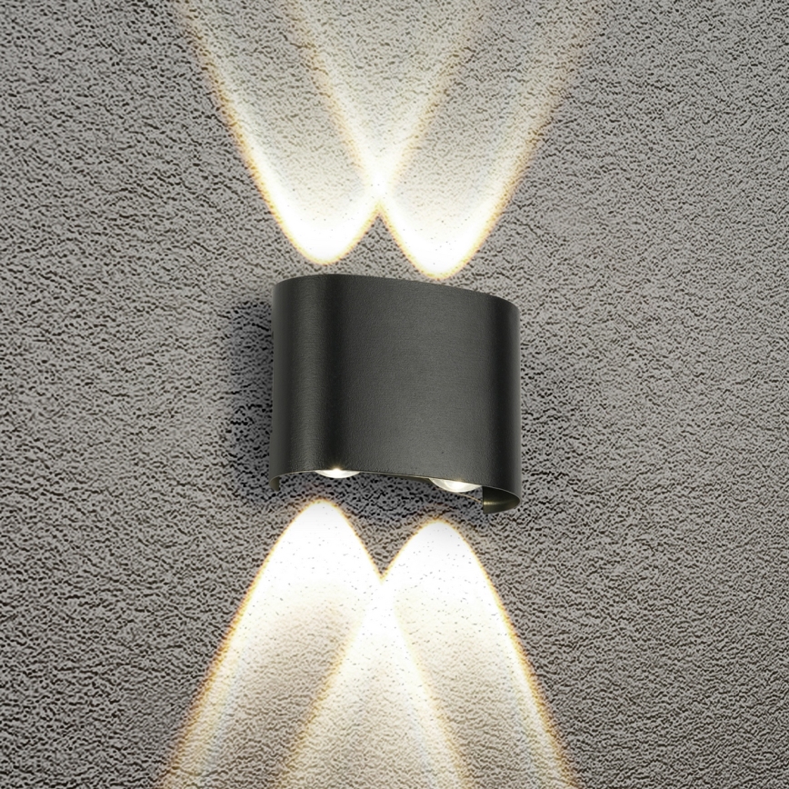 Brilagi - LED välisseinavalgusti FLAREBOX LED/4W/230V must IP65