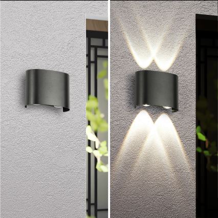 Brilagi - LED välisseinavalgusti FLAREBOX LED/4W/230V must IP65