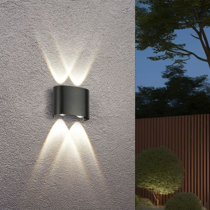 Brilagi - LED välisseinavalgusti FLAREBOX LED/4W/230V must IP65
