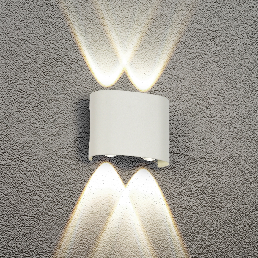 Brilagi - LED välisseinavalgusti FLAREBOX LED/4W/230V valge IP65