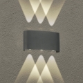 Brilagi - LED välisseinavalgusti FLAREBOX LED/6W/230V antratsiit IP65