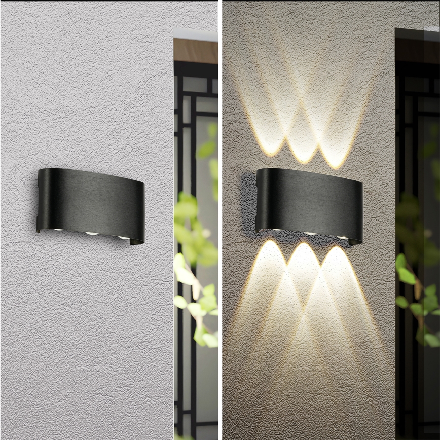 Brilagi - LED välisseinavalgusti FLAREBOX LED/6W/230V must IP65