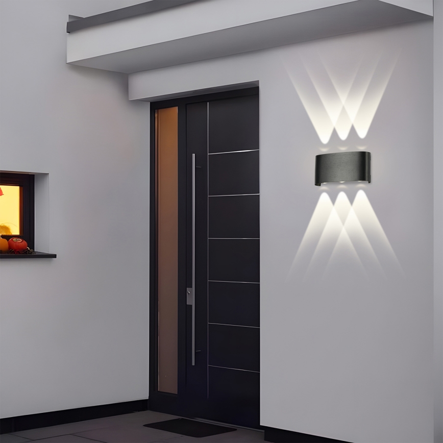 Brilagi - LED välisseinavalgusti FLAREBOX LED/6W/230V must IP65