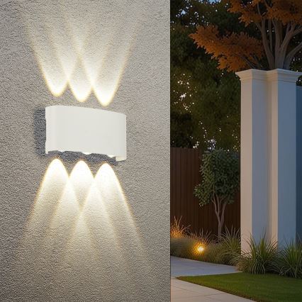 Brilagi - LED välisseinavalgusti FLAREBOX LED/6W/230V valge IP65