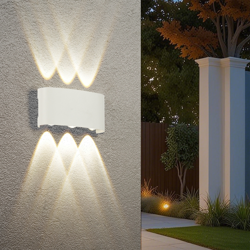 Brilagi - LED välisseinavalgusti FLAREBOX LED/6W/230V valge IP65