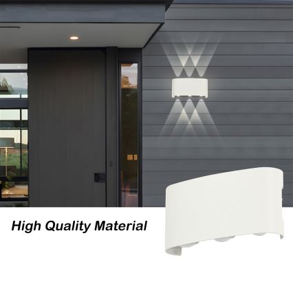 Brilagi - LED välisseinavalgusti FLAREBOX LED/6W/230V valge IP65