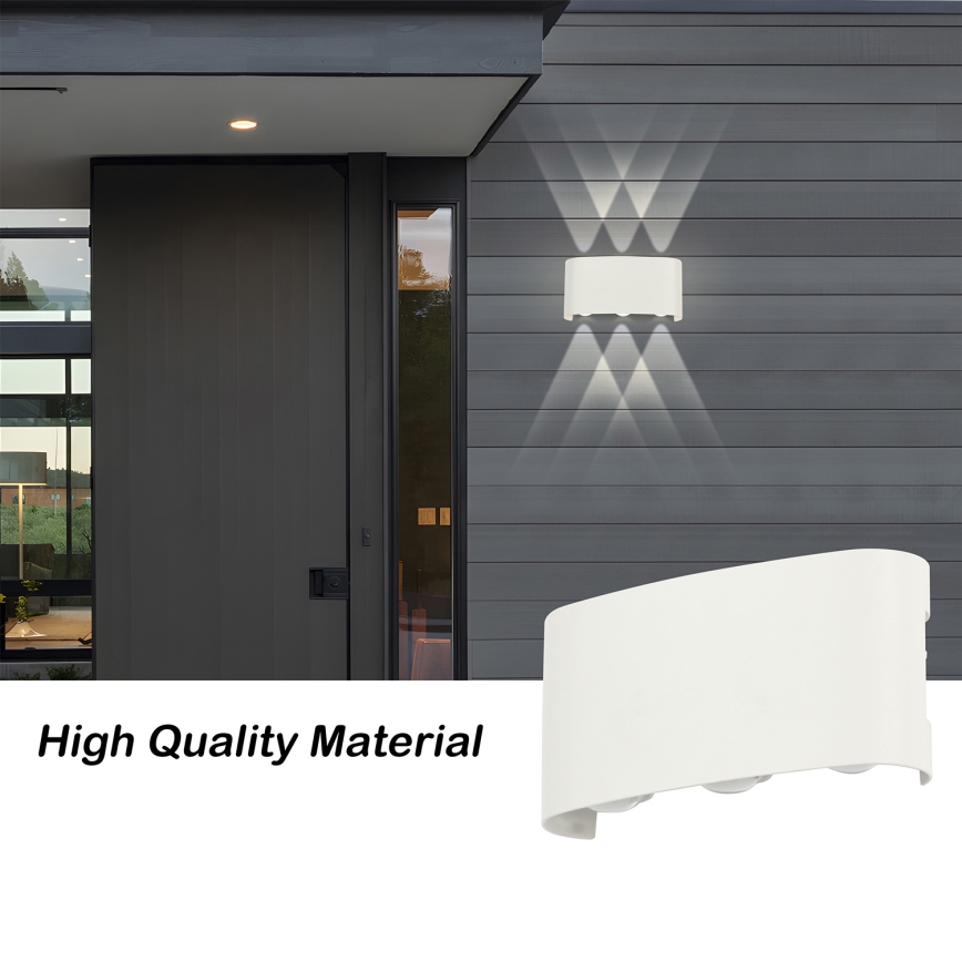 Brilagi - LED välisseinavalgusti FLAREBOX LED/6W/230V valge IP65