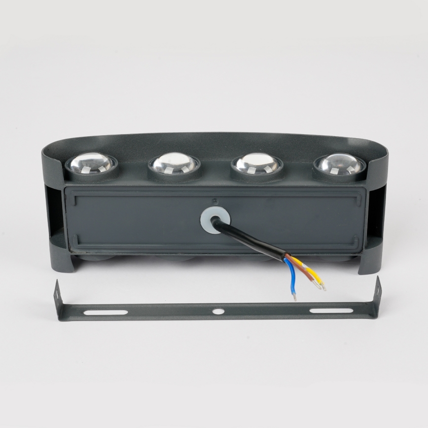 Brilagi - LED välisseinavalgusti FLAREBOX LED/8W/230V antratsiit IP65