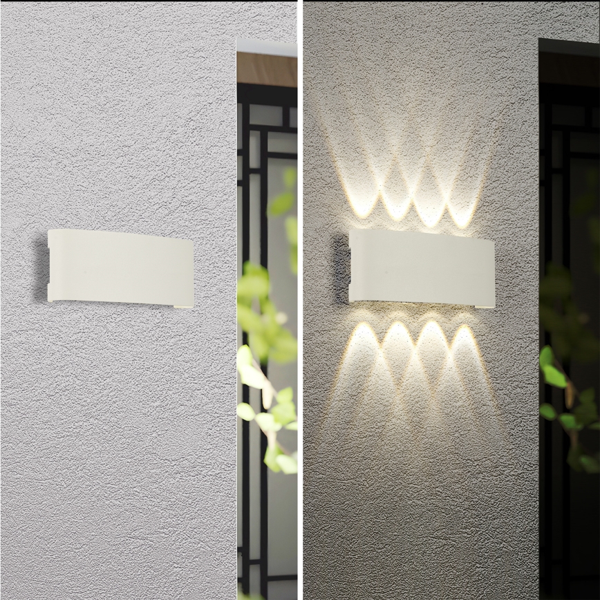 Brilagi - LED välisseinavalgusti FLAREBOX LED/8W/230V valge IP65