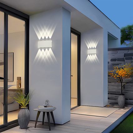Brilagi - LED välisseinavalgusti FLAREBOX LED/8W/230V valge IP65