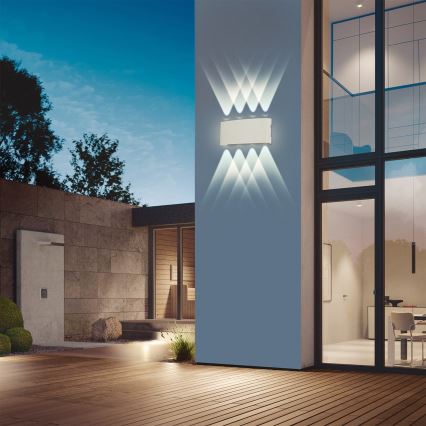 Brilagi - LED välisseinavalgusti FLAREBOX LED/8W/230V valge IP65