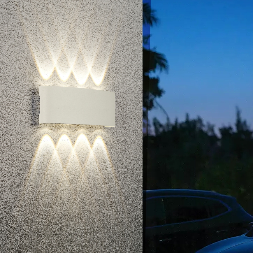 Brilagi - LED välisseinavalgusti FLAREBOX LED/8W/230V valge IP65