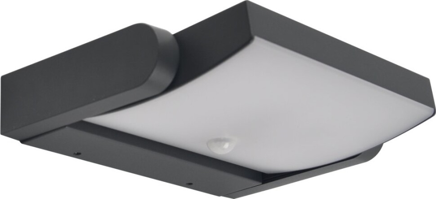 Brilagi - LED välisseinavalgusti liikumisanduriga ANKLE LED/18W/230V 4000K IP65 antratsiit