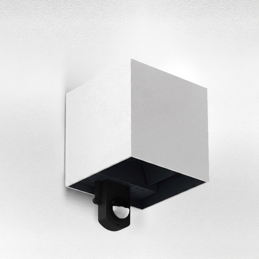 Brilagi - LED välisseinavalgusti liikumisanduriga CUBE LED/6W/230V hall IP65