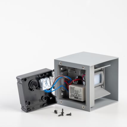 BRILAGI - LED välisseinavalgusti liikumisanduriga CUBE LED/6W/230V hall IP65