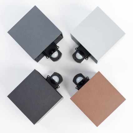 BRILAGI - LED välisseinavalgusti liikumisanduriga CUBE LED/6W/230V hall IP65