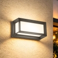 Brilagi - LED välisseinavalgusti liikumisanduriga PARKER LED/12W/230V antratsiit IP44