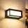 Brilagi - LED välisseinavalgusti liikumisanduriga PARKER LED/12W/230V must IP44