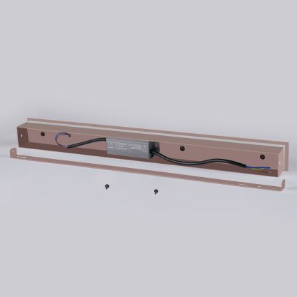 Brilagi - LED välisseinavalgusti LINEAR LED/12W/230V 3000K IP65 50 cm pruun CRI 90