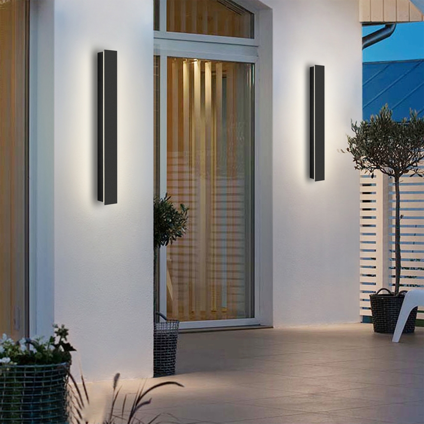 Brilagi - LED välisseinavalgusti LINEAR LED/12W/230V 4000K IP65 50 cm must