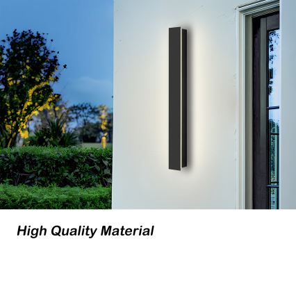 Brilagi - LED välisseinavalgusti LINEAR LED/12W/230V 4000K IP65 50 cm must