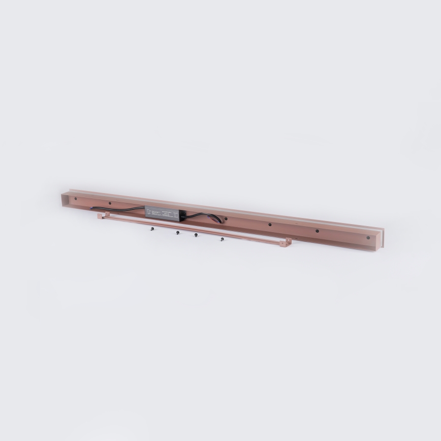 Brilagi - LINEAR LED välisseinavalgusti, 22W, 230V, 3000K, IP65, 100 cm, pruun, CRI 90