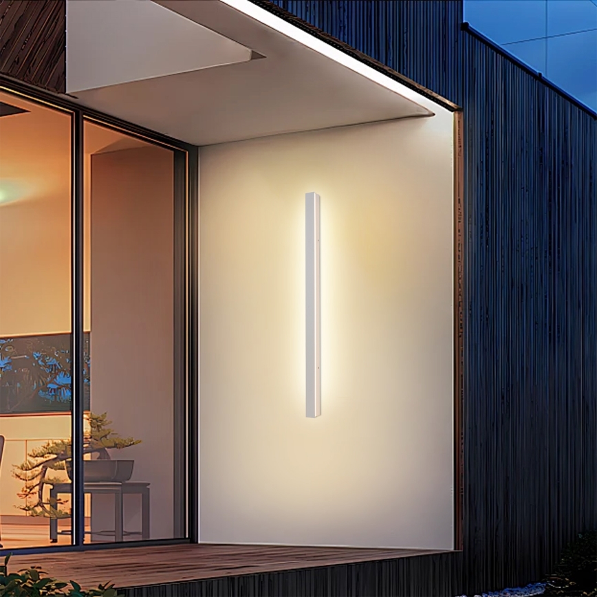 Brilagi - seinale paigaldatav LED-välisvalgusti LINEAR LED/22W/230V 3000K IP65 100 cm valge CRI 90