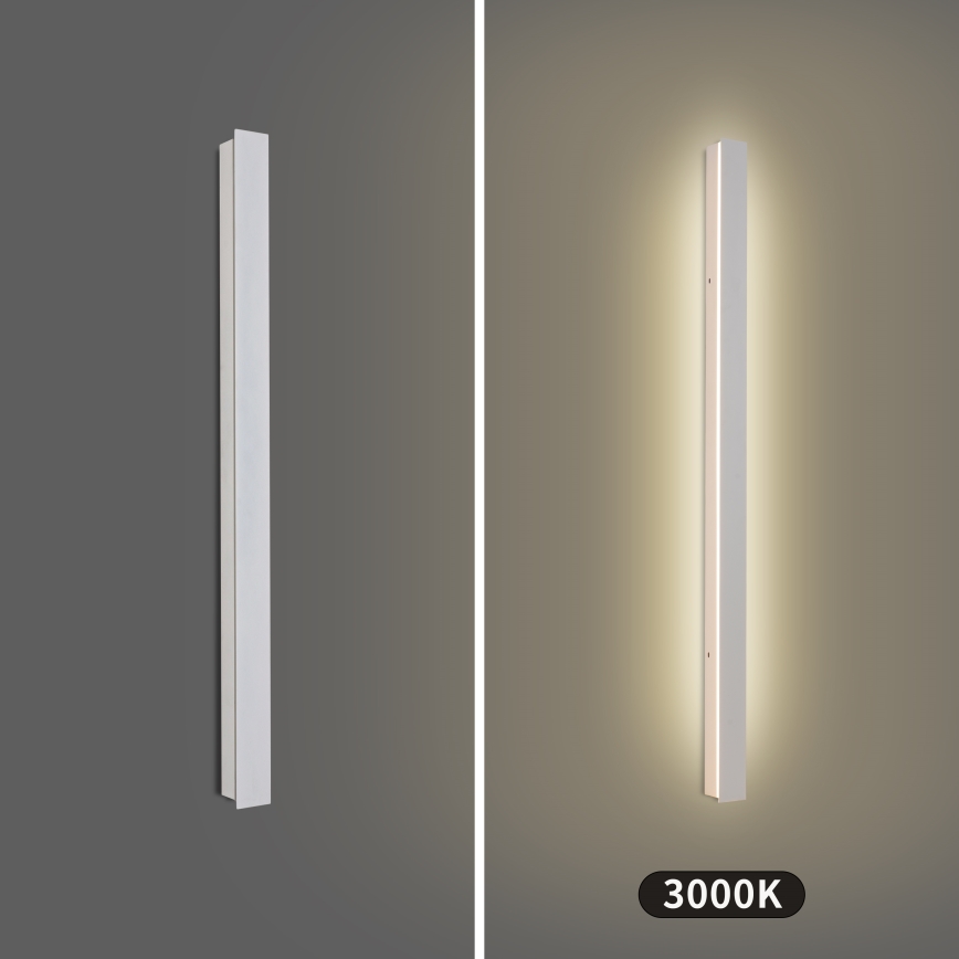 Brilagi - seinale paigaldatav LED-välisvalgusti LINEAR LED/22W/230V 3000K IP65 100 cm valge CRI 90