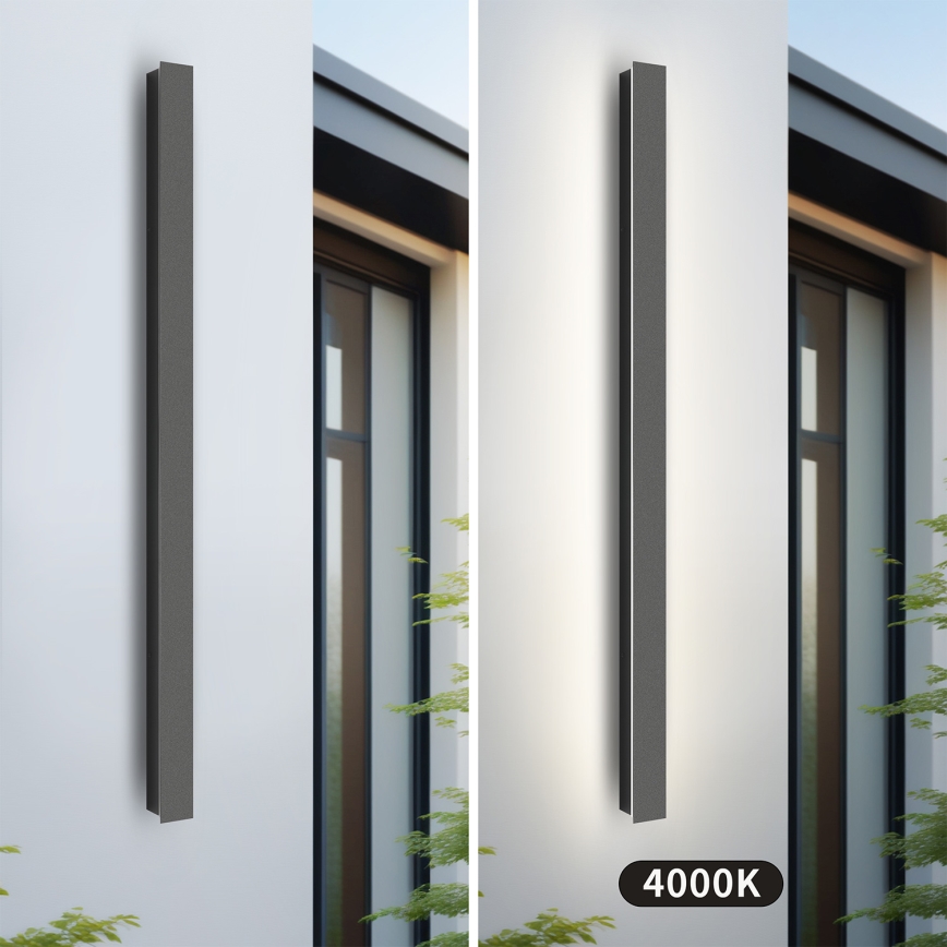 Brilagi - LED välisseinavalgusti LINEAR LED/22W/230V 4000K IP65 100 cm antratsiit