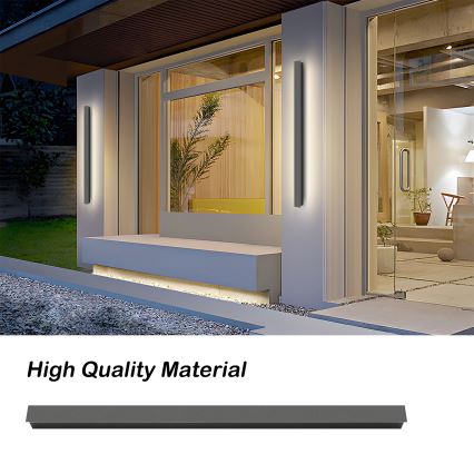 Brilagi - LED välisseinavalgusti LINEAR LED/22W/230V 4000K IP65 100 cm antratsiit