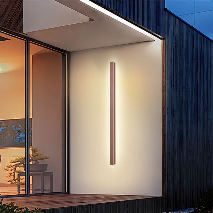 Brilagi - LED välisseinavalgusti LINEAR LED/32W/230V 3000K IP65 140 cm pruun CRI 90