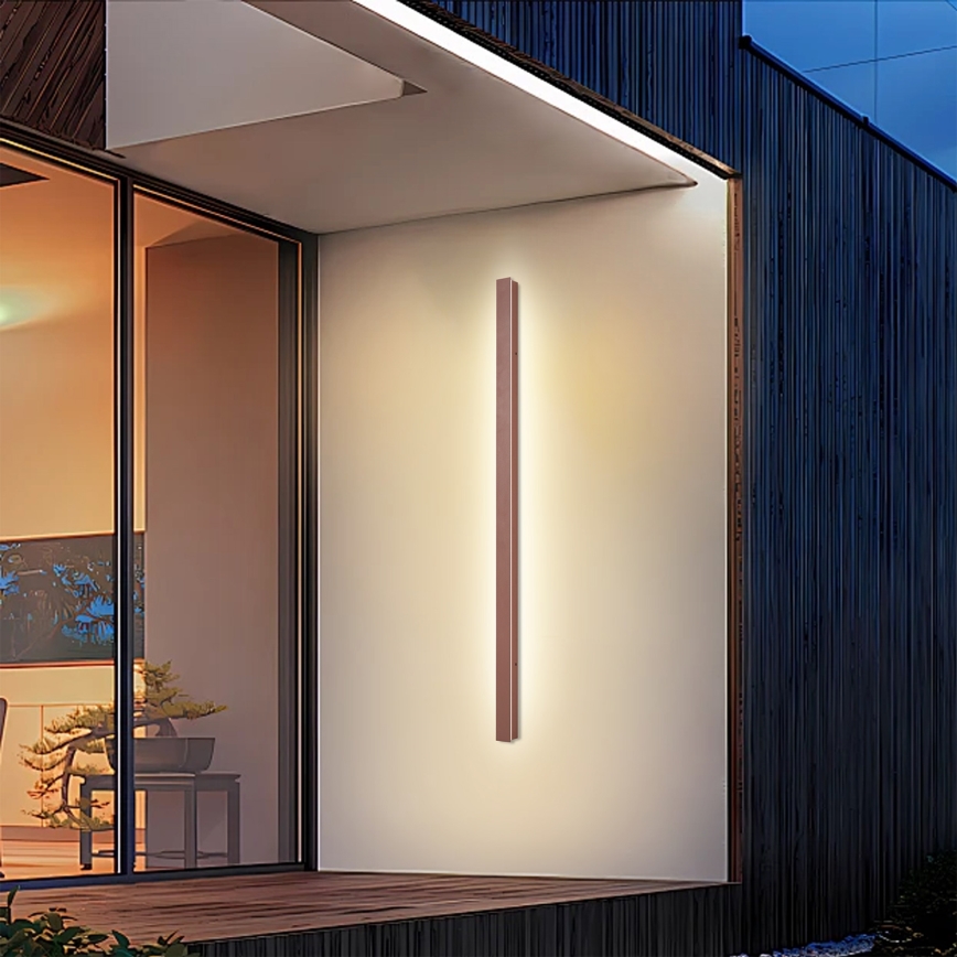 Brilagi - LED välisseinavalgusti LINEAR LED/32W/230V 3000K IP65 140 cm pruun CRI 90
