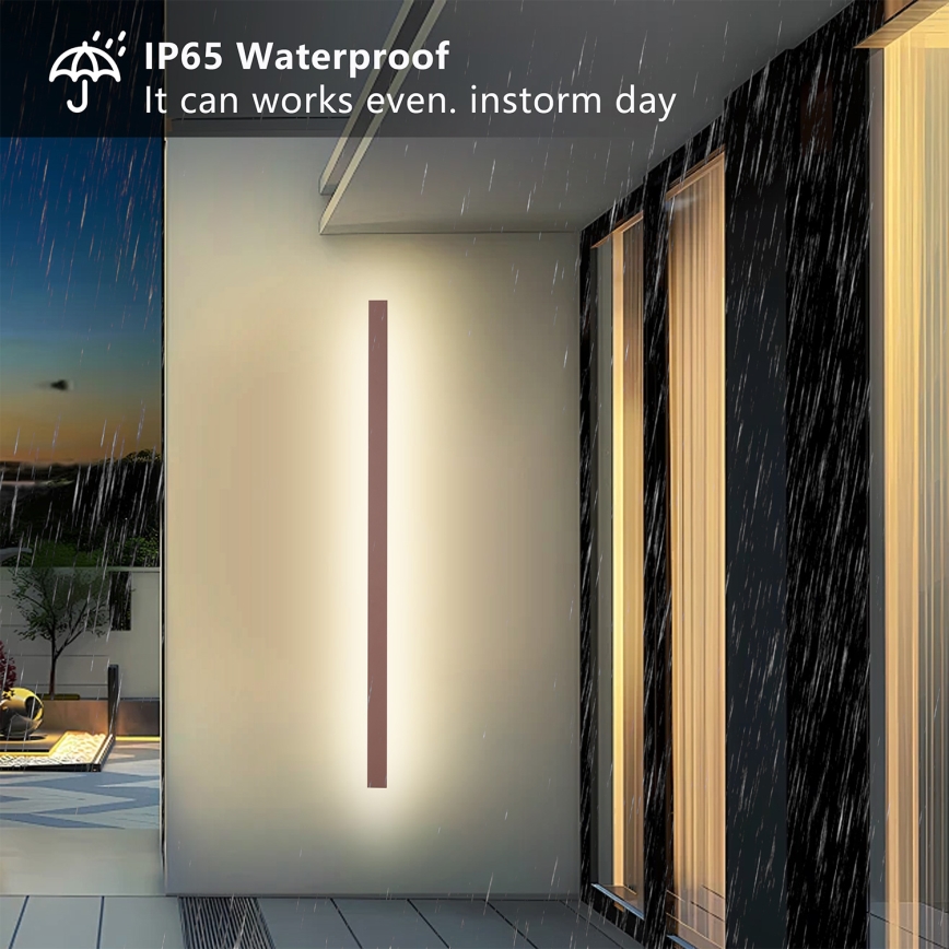 Brilagi - LED välisseinavalgusti LINEAR LED/32W/230V 3000K IP65 140 cm pruun CRI 90