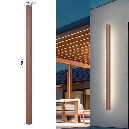 Brilagi - LED välisseinavalgusti LINEAR LED/32W/230V 3000K IP65 140 cm pruun CRI 90