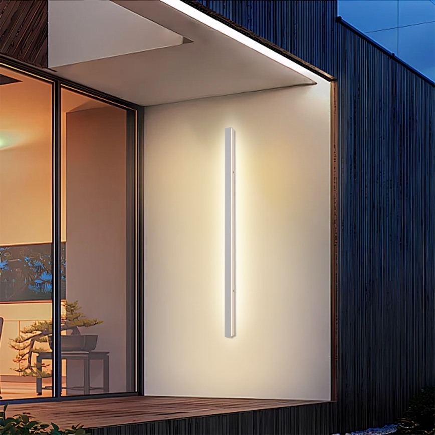 Brilagi - LED välisseinale paigaldatav seinavalgusti LINEAR LED/32W/230V 3000K IP65 140 cm valge CRI 90