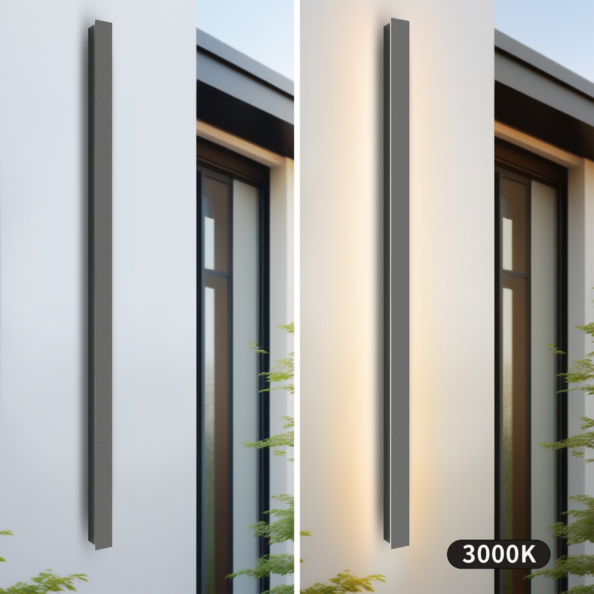 Brilagi - LED välisseinavalgusti LINEAR LED/32W/230V 3000K IP65 140 cm antratsiit