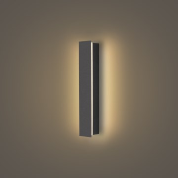Brilagi - LED välisseinavalgusti LINEAR LED/8W/230V 3000K IP65 30 cm antratsiit