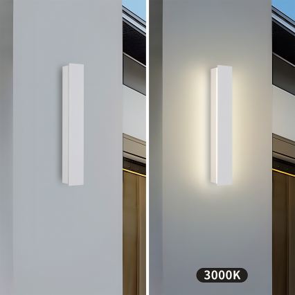 Brilagi - LED välisseinavalgusti LINEAR LED/8W/230V 3000K IP65 30 cm valge CRI 90