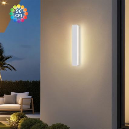 Brilagi - LED välisseinavalgusti LINEAR LED/8W/230V 3000K IP65 30 cm valge CRI 90
