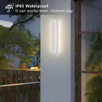 Brilagi - LED välisseinavalgusti LINEAR LED/8W/230V 3000K IP65 30 cm valge CRI 90