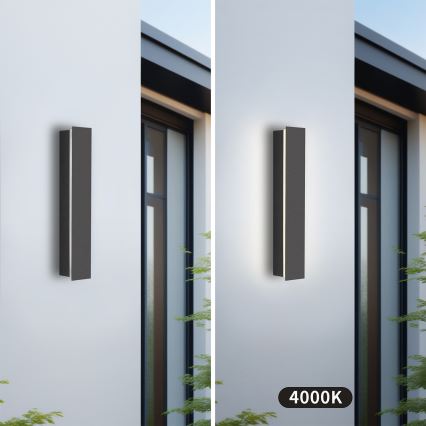 Brilagi - LED välisseinavalgusti LINEAR LED/8W/230V 4000K IP65 30 cm antratsiit