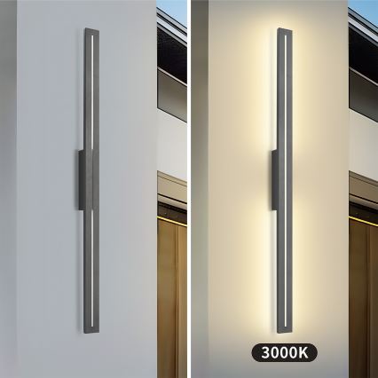 Brilagi - LED välisseinavalgusti LINEO LED/24W/230V 3000K IP65 100 cm antratsiit