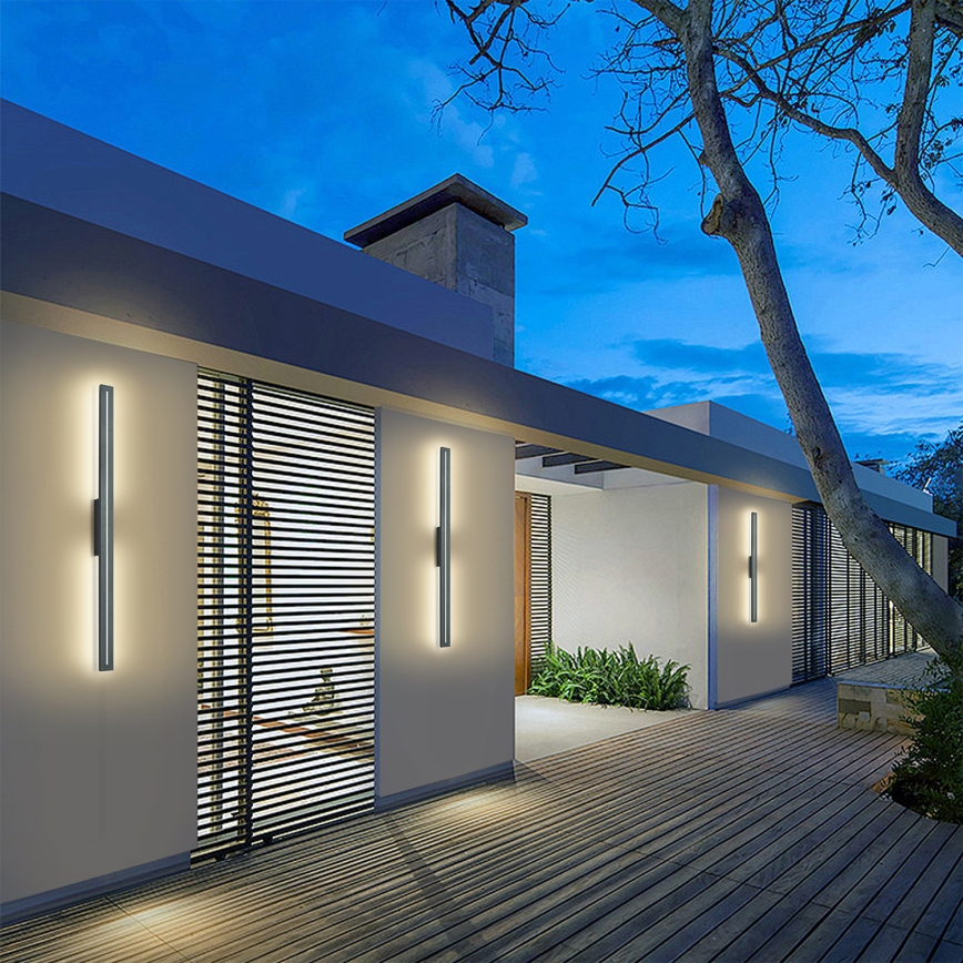 Brilagi - LED välisseinavalgusti LINEO LED/24W/230V 3000K IP65 100 cm antratsiit