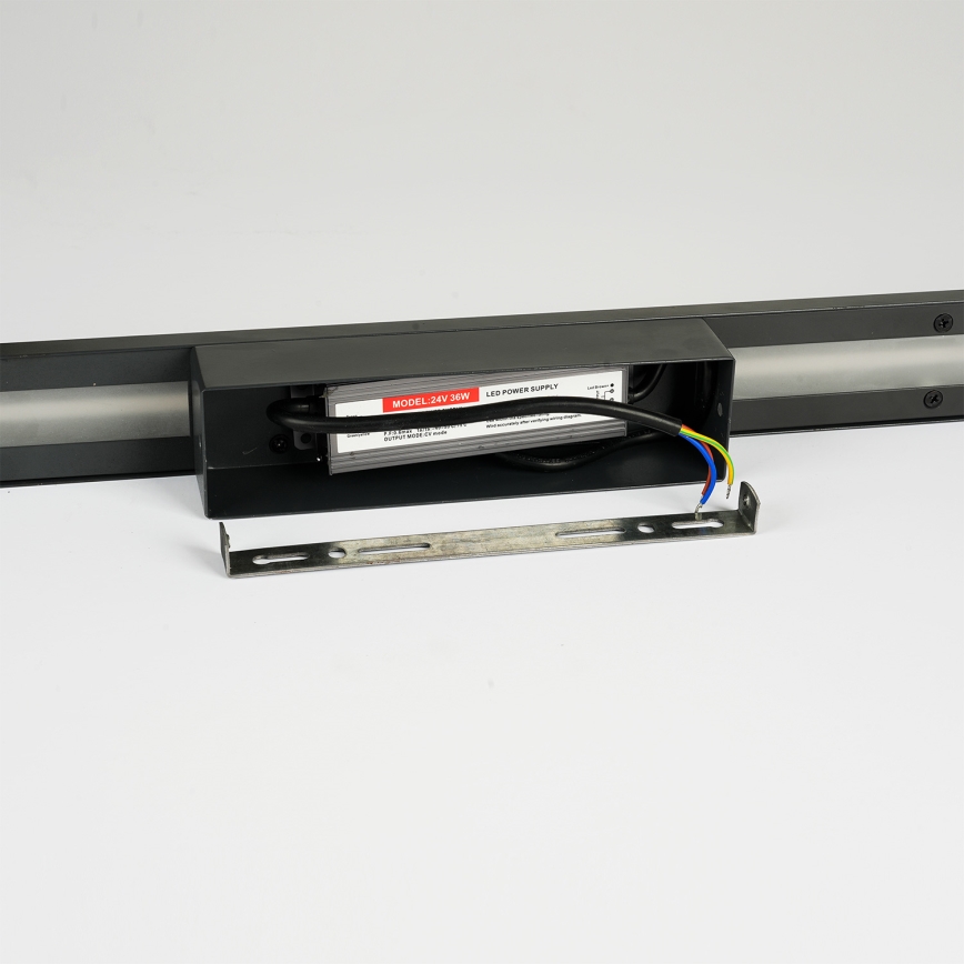 Brilagi - LED välisseinale paigaldatav seinavalgusti LINEO LED/24W/230V 3000K IP65 100 cm must
