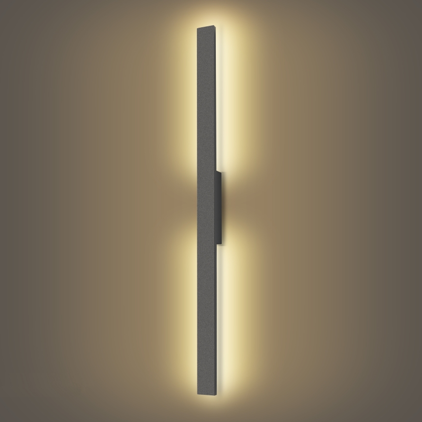 Brilagi - LED välisseinavalgusti LUNA LED/24W/230V 3000K IP65 100 cm antratsiit