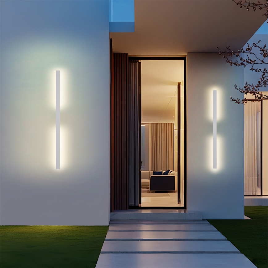Brilagi - LED väline seinavalgusti LUNA LED/24W/230V 3000K IP65 100 cm valge CRI 90