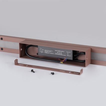 Brilagi - LUNA LED välisseinavalgusti 30W/230V 3000K IP65 150 cm pruun CRI 90