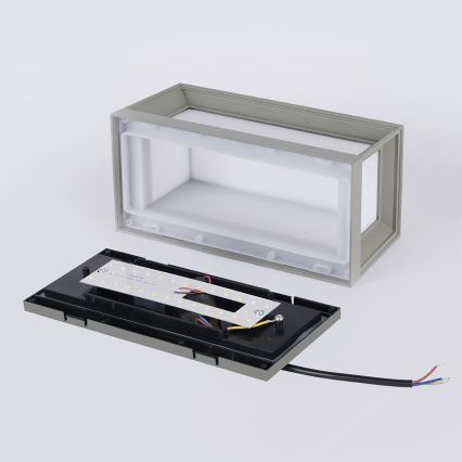 Brilagi - LED välisseinavalgusti PARKER LED/12W/230V hall IP44