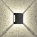 Brilagi - LED välisseinavalgusti QUADRAY LED/4W/230V must IP65