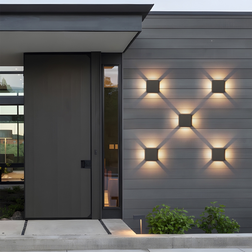 Brilagi - LED välisseinavalgusti QUADRAY LED/6W/230V antratsiit IP54